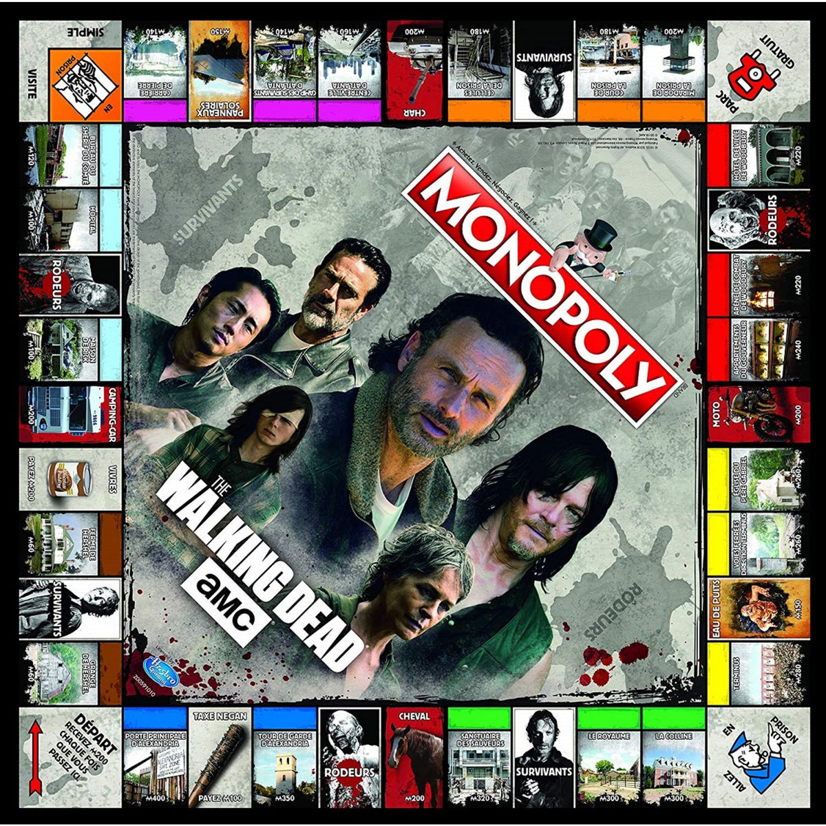  WINNING MOVES Monopoly walking dead série télé 