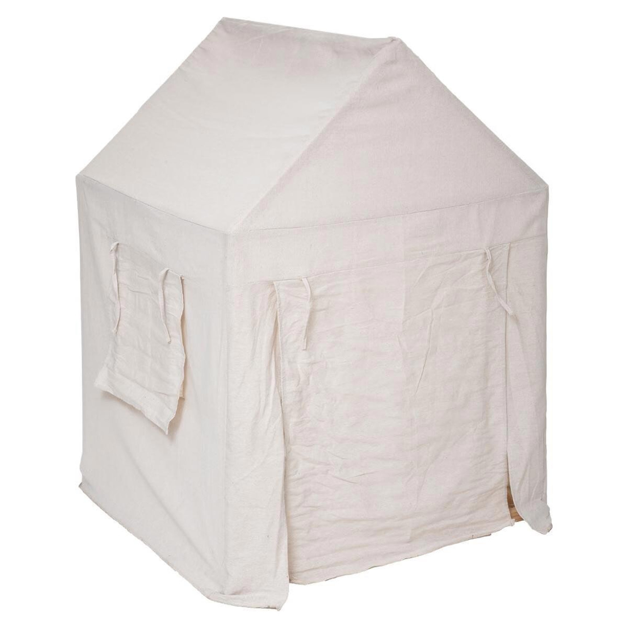 Voir la diapositive 2 : Atmosphera Kids Maison déco enfant  pin & toile  116cm beige