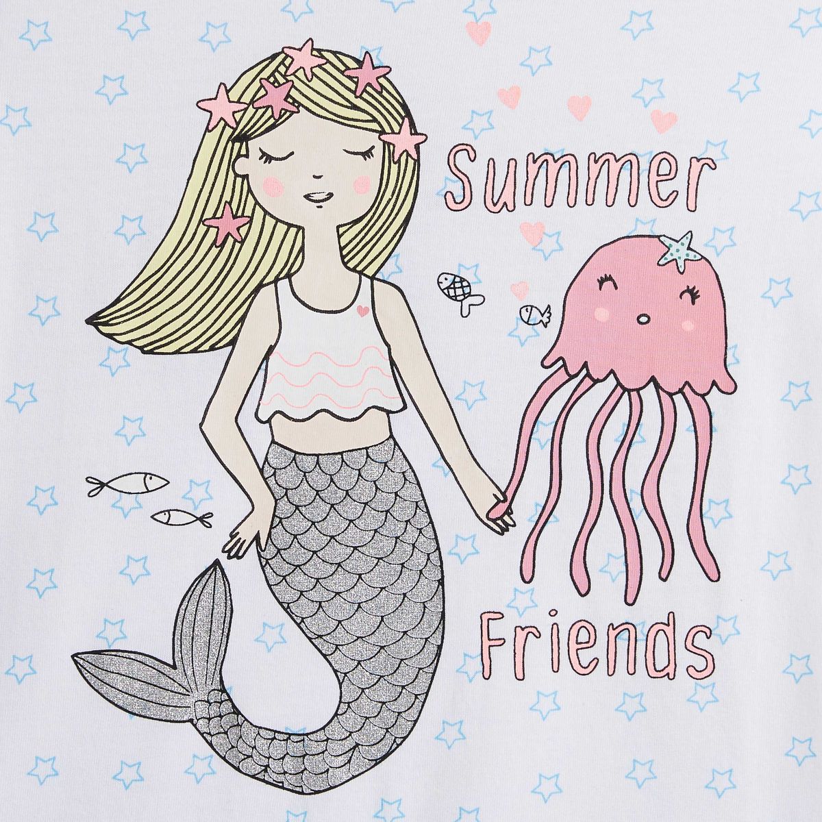 INEXTENSO Pyjashort sirène fille