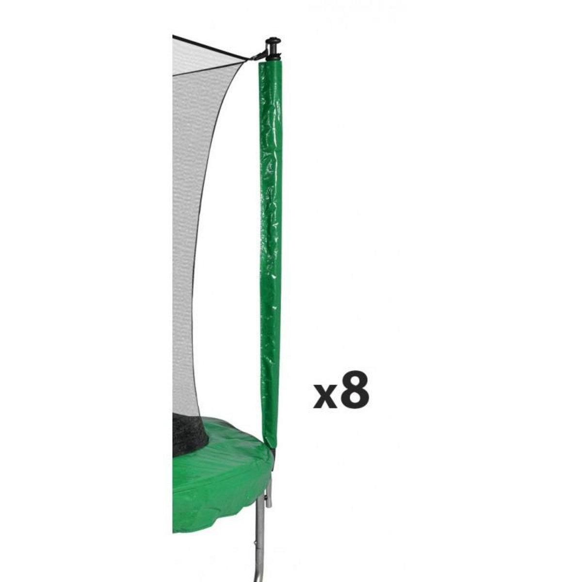 JUMP4FUN Protection pour perches de trampolines toutes tailles Pack de 8 Chaussettes universelles