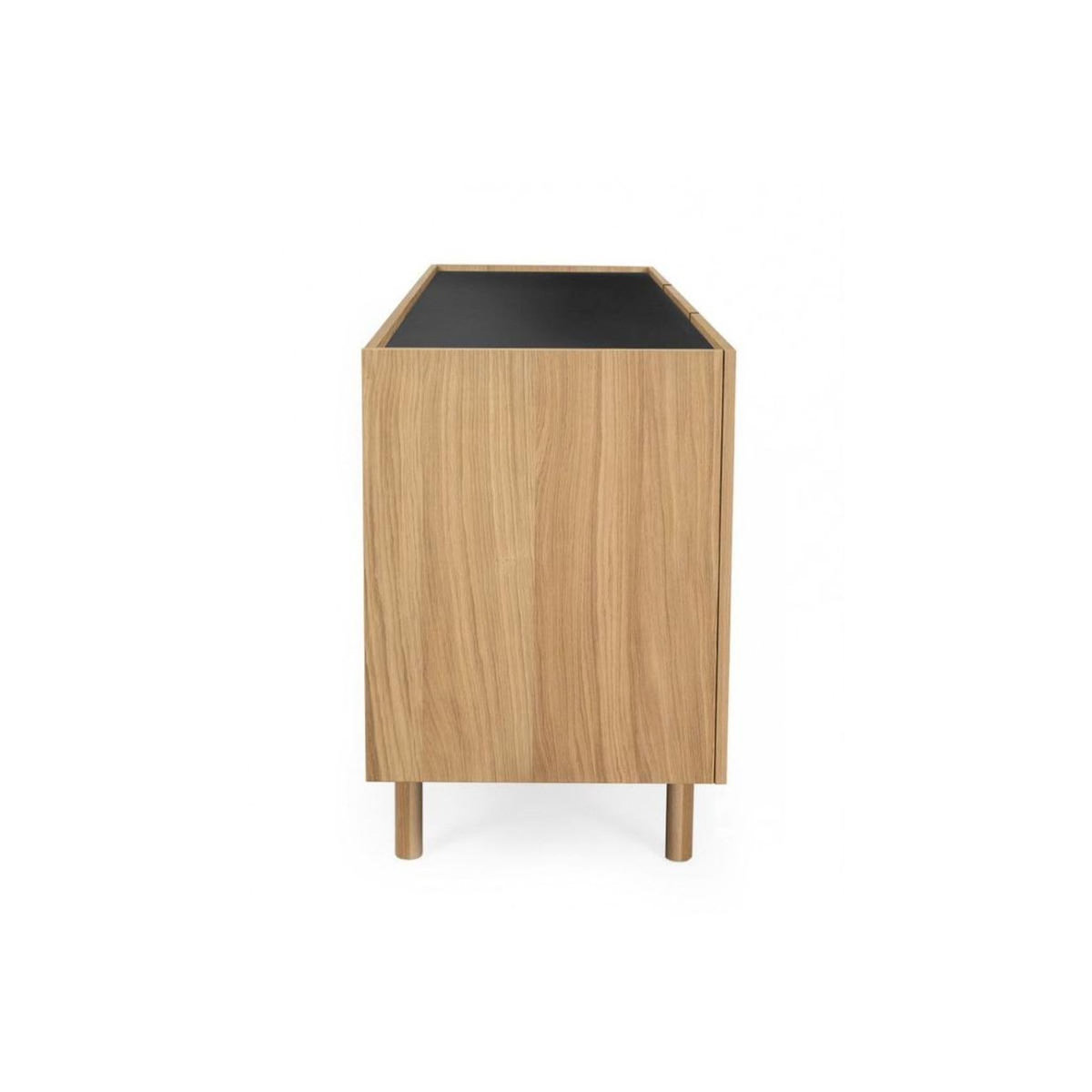 Paris Prix Buffet Design en Bois Massif  Porto II  175cm Chêne