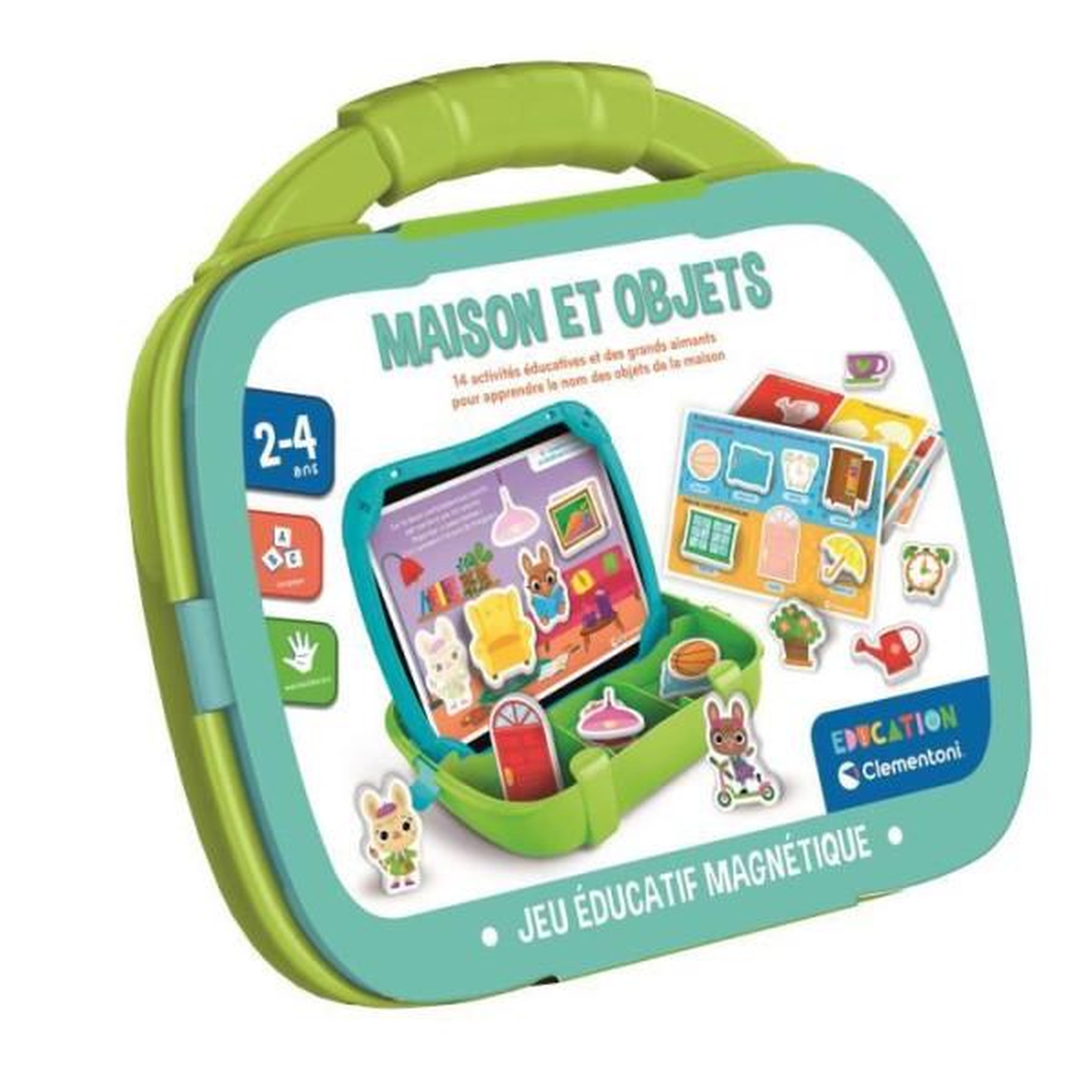 CLEMENTONI CLEMENTONI - Mallette magnétique - Mots et objets - Apprentissage - Des 2 ans