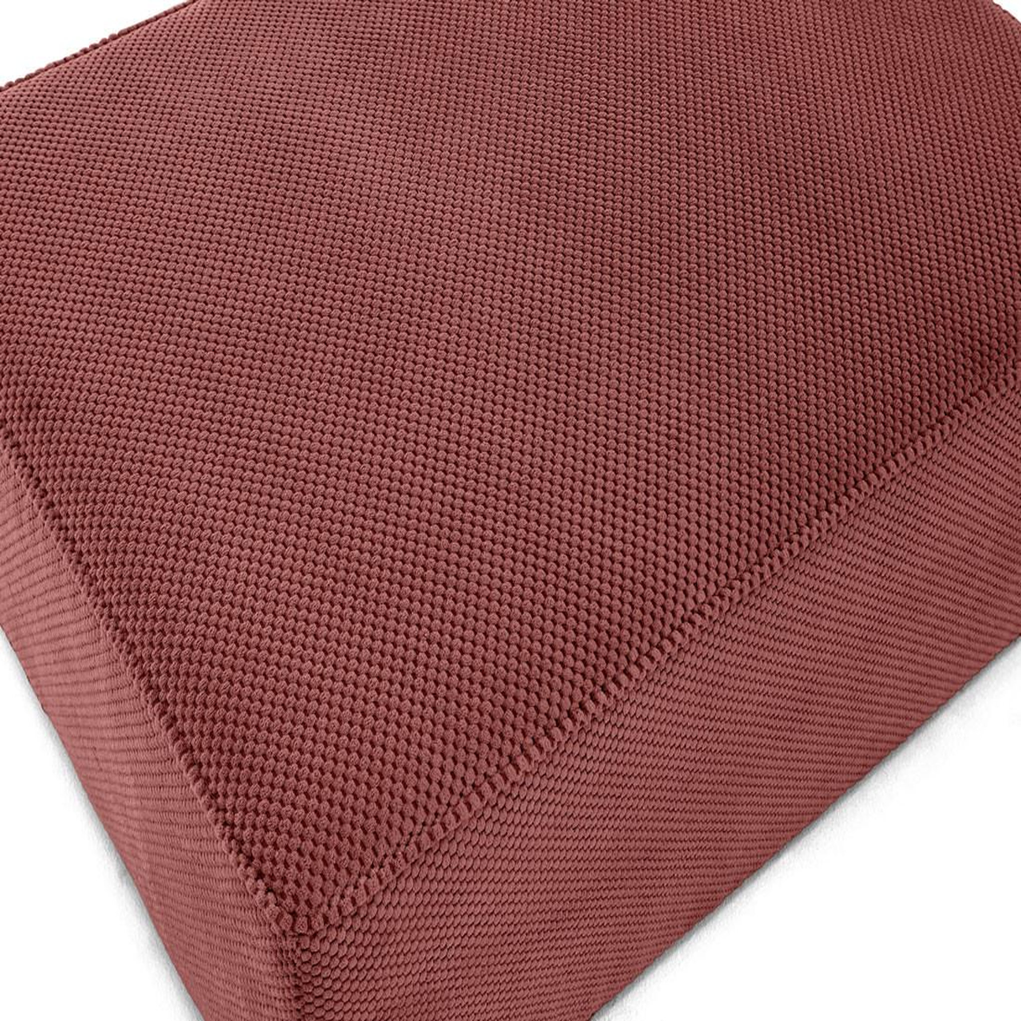 Voir la diapositive 5 : BEST MOBILIER Topaze - pouf - en velours texturé