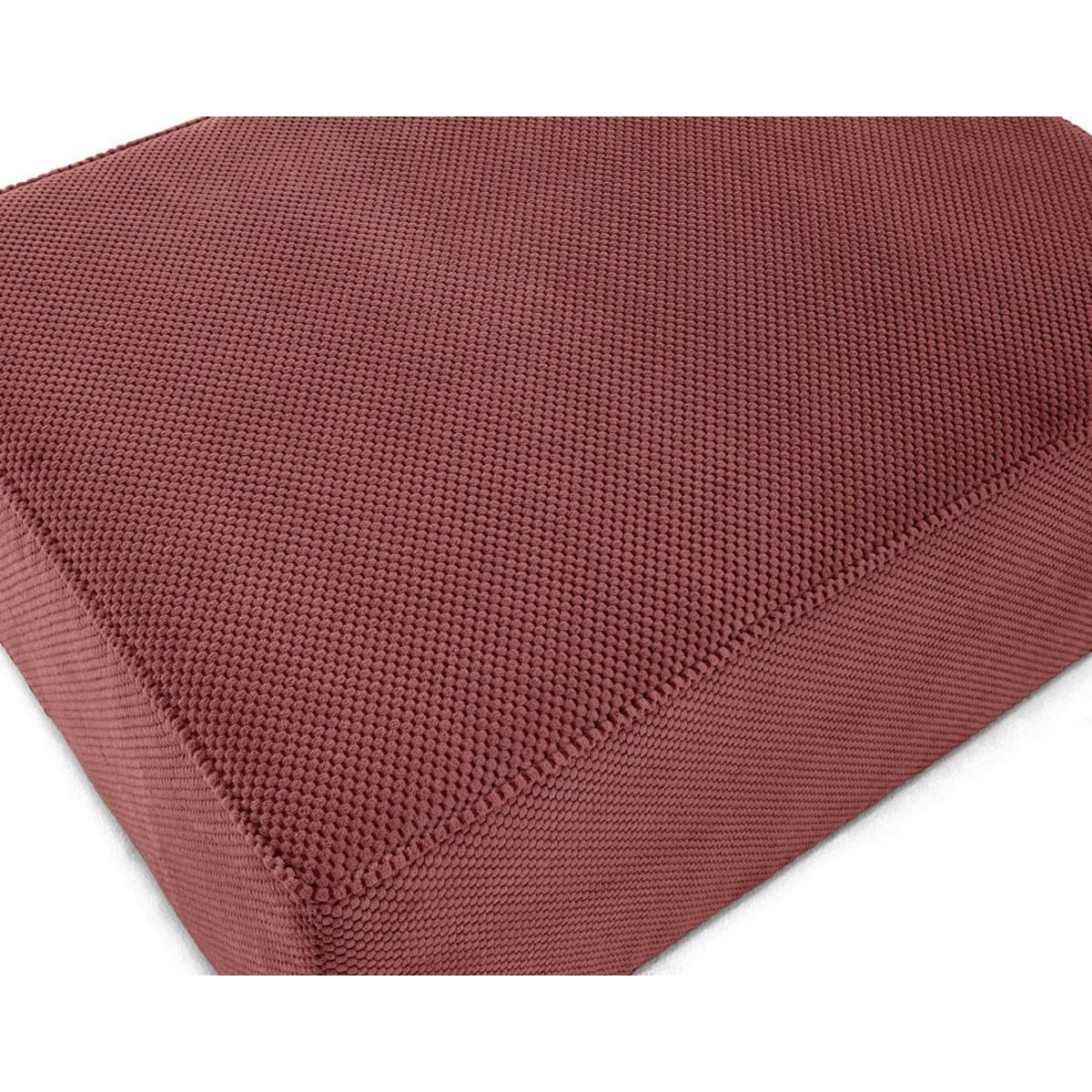 BEST MOBILIER Topaze - pouf - en velours texturé