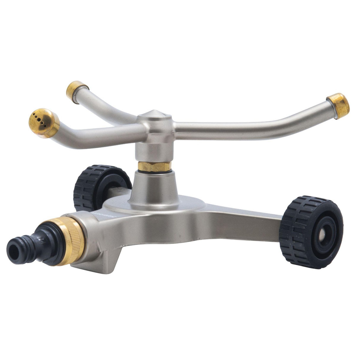 Jardibric Arroseur rotatif 3 bras sur roues