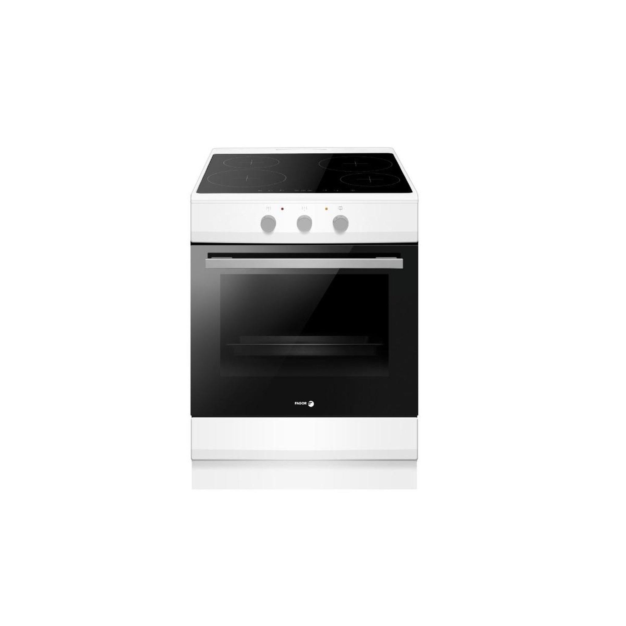 Fagor Cuisinière vitrocéramique 65l 4 feux blanc - faci2003b