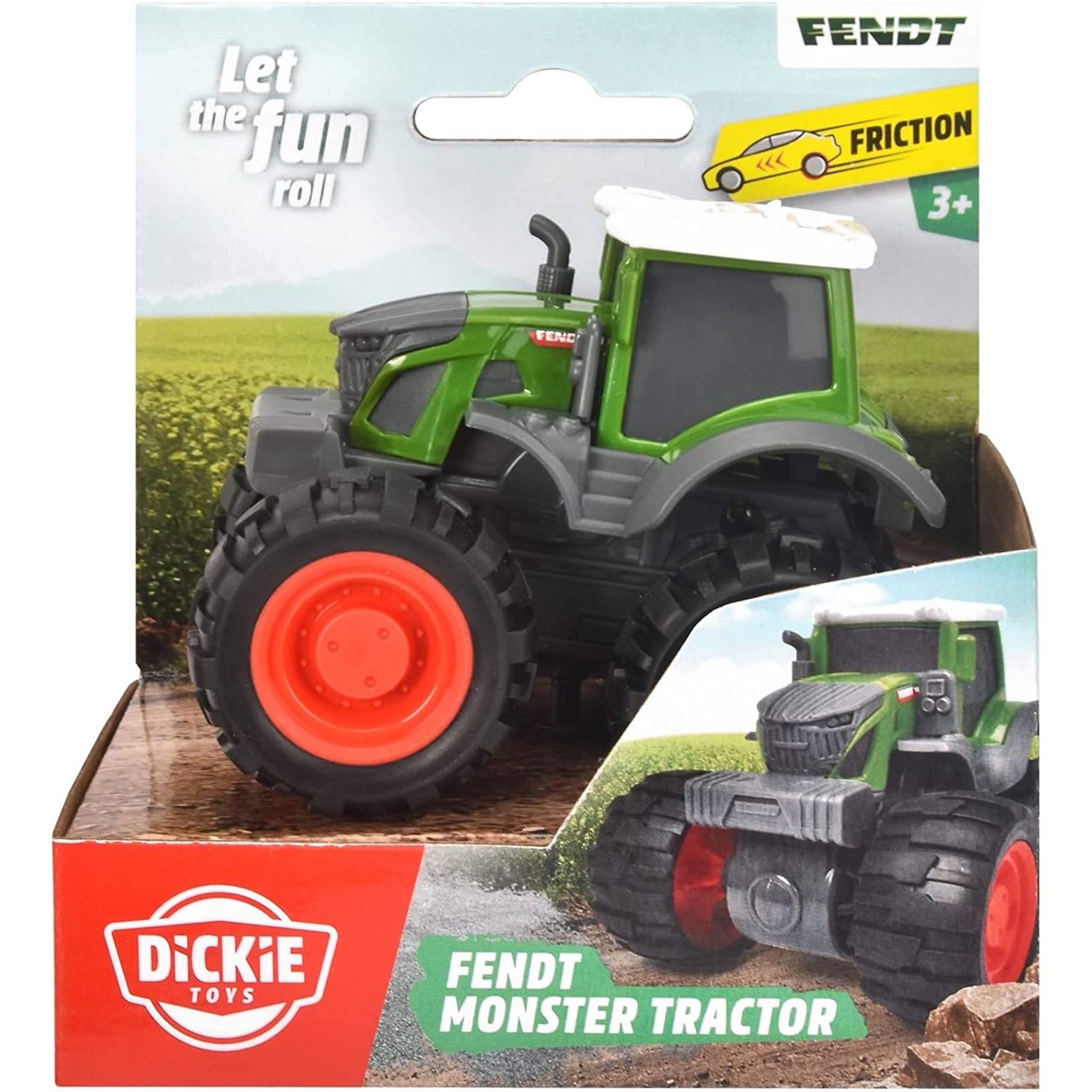Dickie Toys Tracteur Jouet Fendt Monster Truck