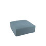 Voir la diapositive 2 : Paris Prix Housse pour Pouf  Monaco  105x105cm Bleu Jean