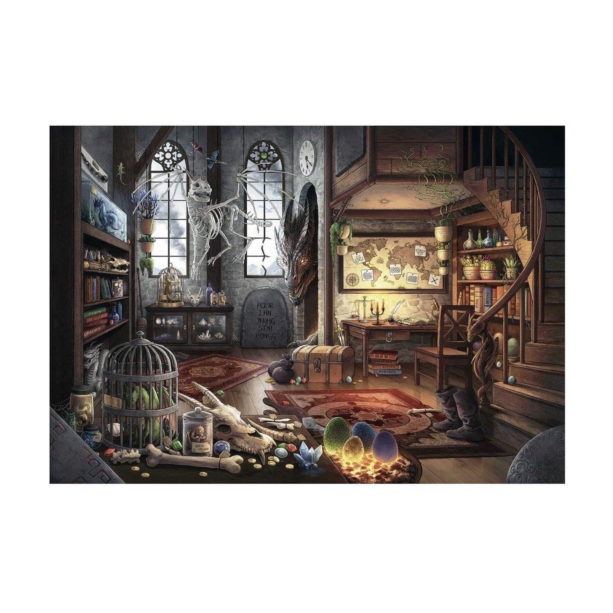 Voir la diapositive 2 : RAVENSBURGER Escape puzzle l'antre du dragon