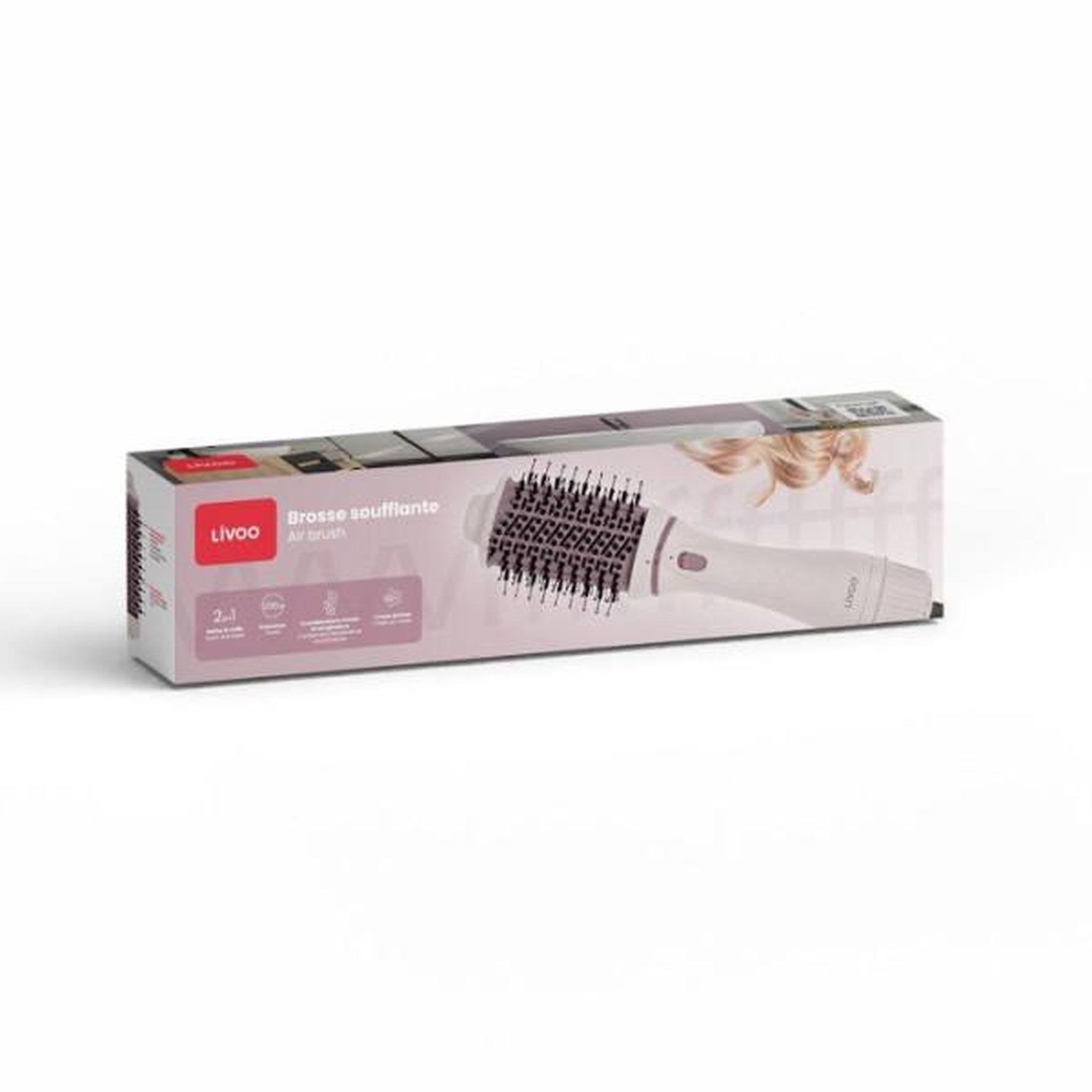 Voir la diapositive 6 : LIVOO Brosse soufflante 1200w violet - dos211