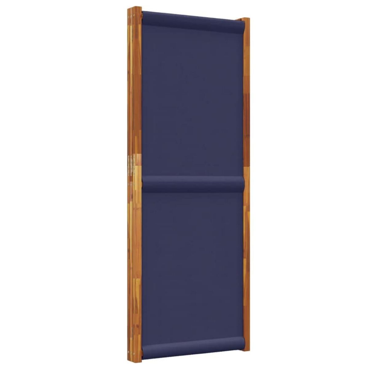 VIDAXL Cloison de separation 3 panneaux bleu fonce 210x180 cm