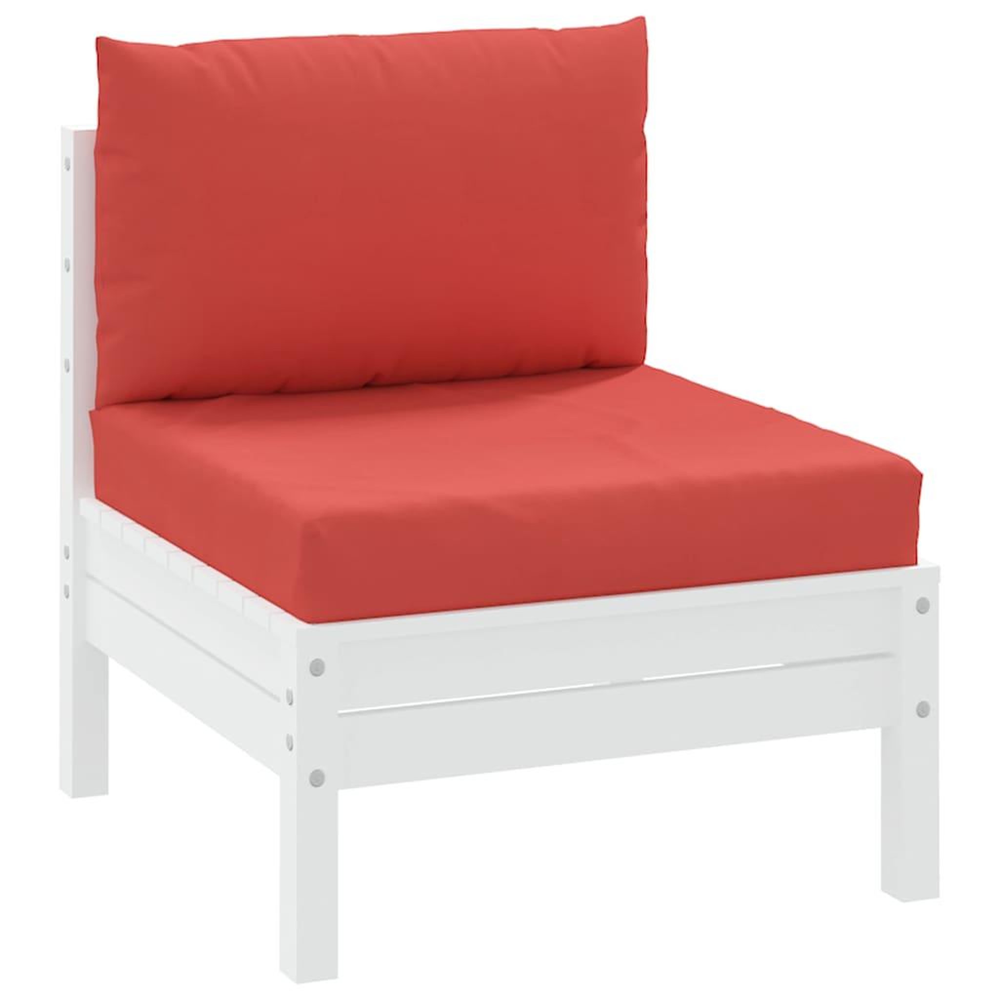 Voir la diapositive 3 : VIDAXL Coussins de palette lot de 2 rouge tissu oxford