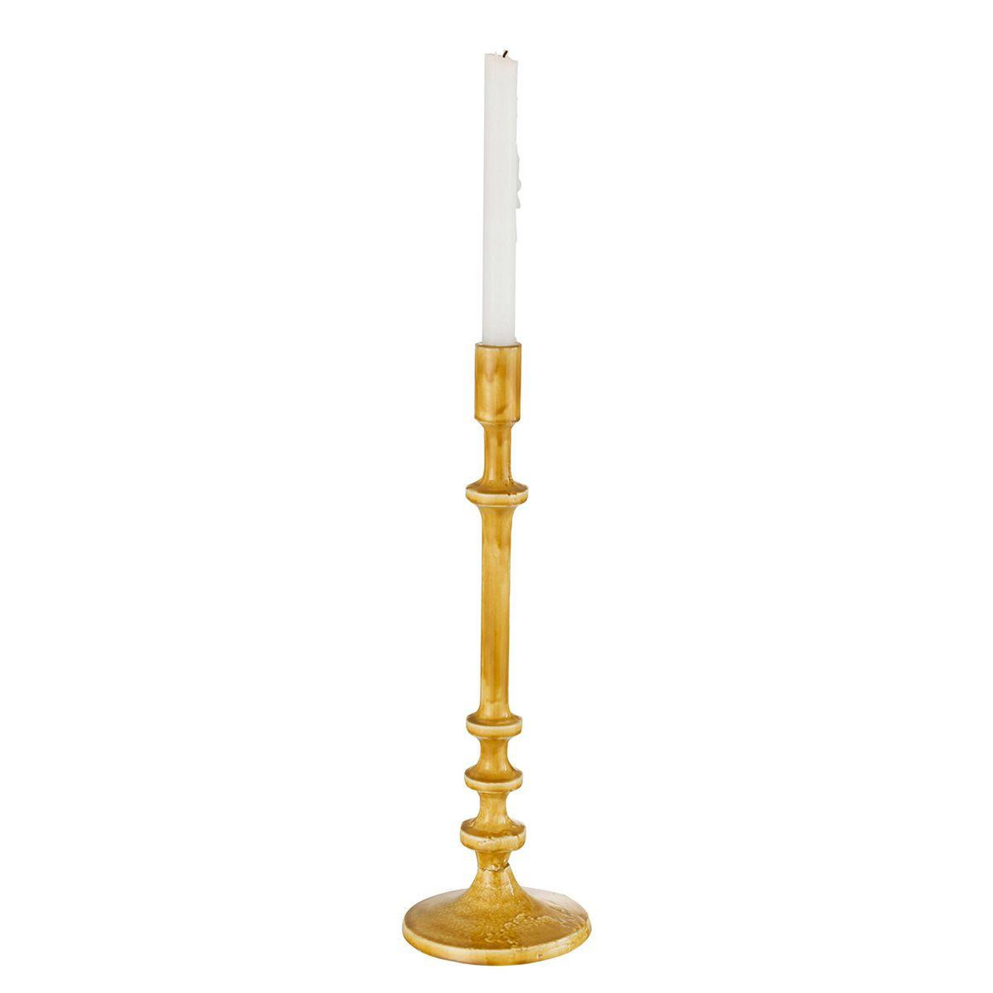 Voir la diapositive 3 : J-LINE Chandelier Design Métal  Sévilla  40cm Ocre