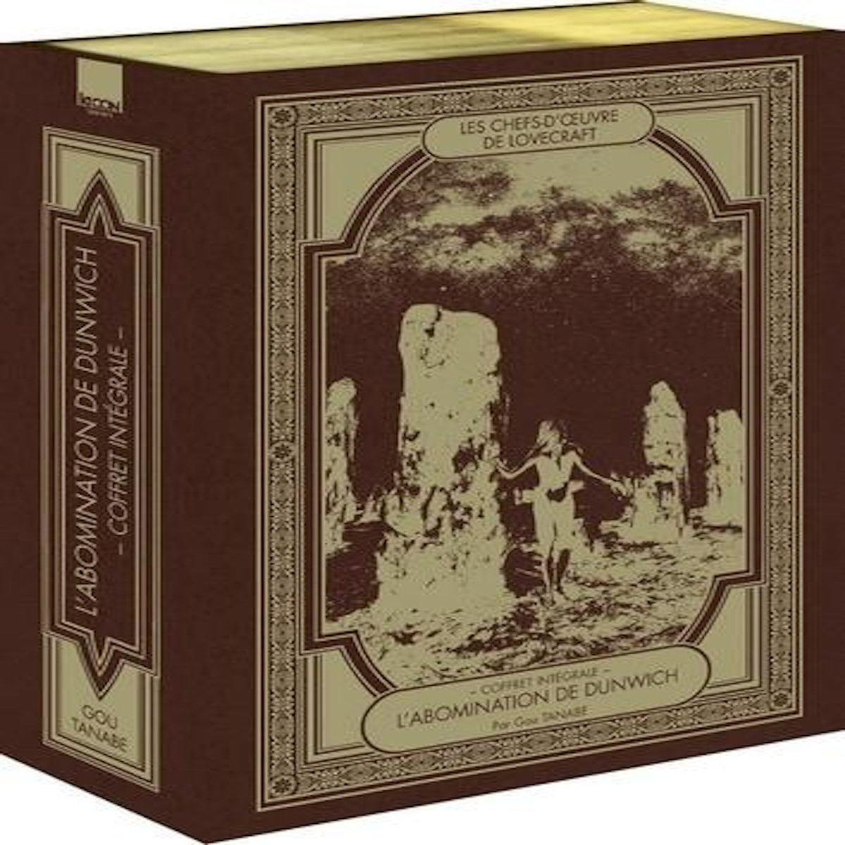 LES CHEFS-D'OEUVRE DE LOVECRAFT : L'ABOMINATION DE DUNWICH TOMES 1 A 3. COFFRET EN 3 VOLUMES, Tanabe Gou