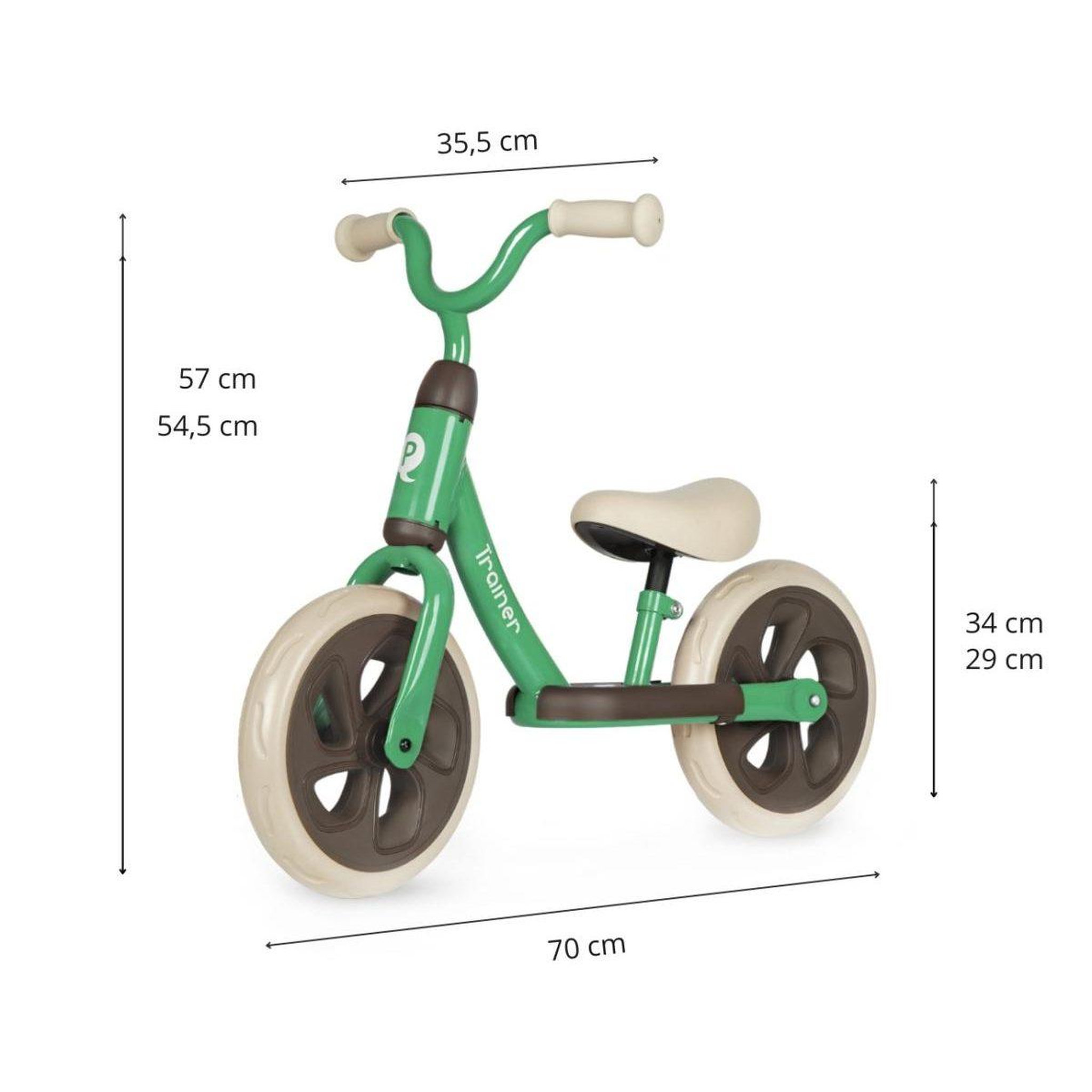Voir la diapositive 3 : QPLAY Draisienne  trainer vert