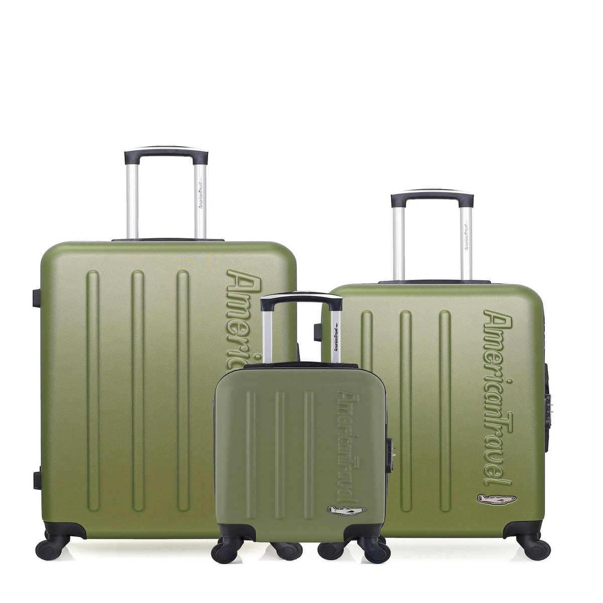 AMERICAN TRAVEL AMERICAN TRAVEL - LOT DE 3 - Valises grand format, weekend et cabine XXS BRONX
