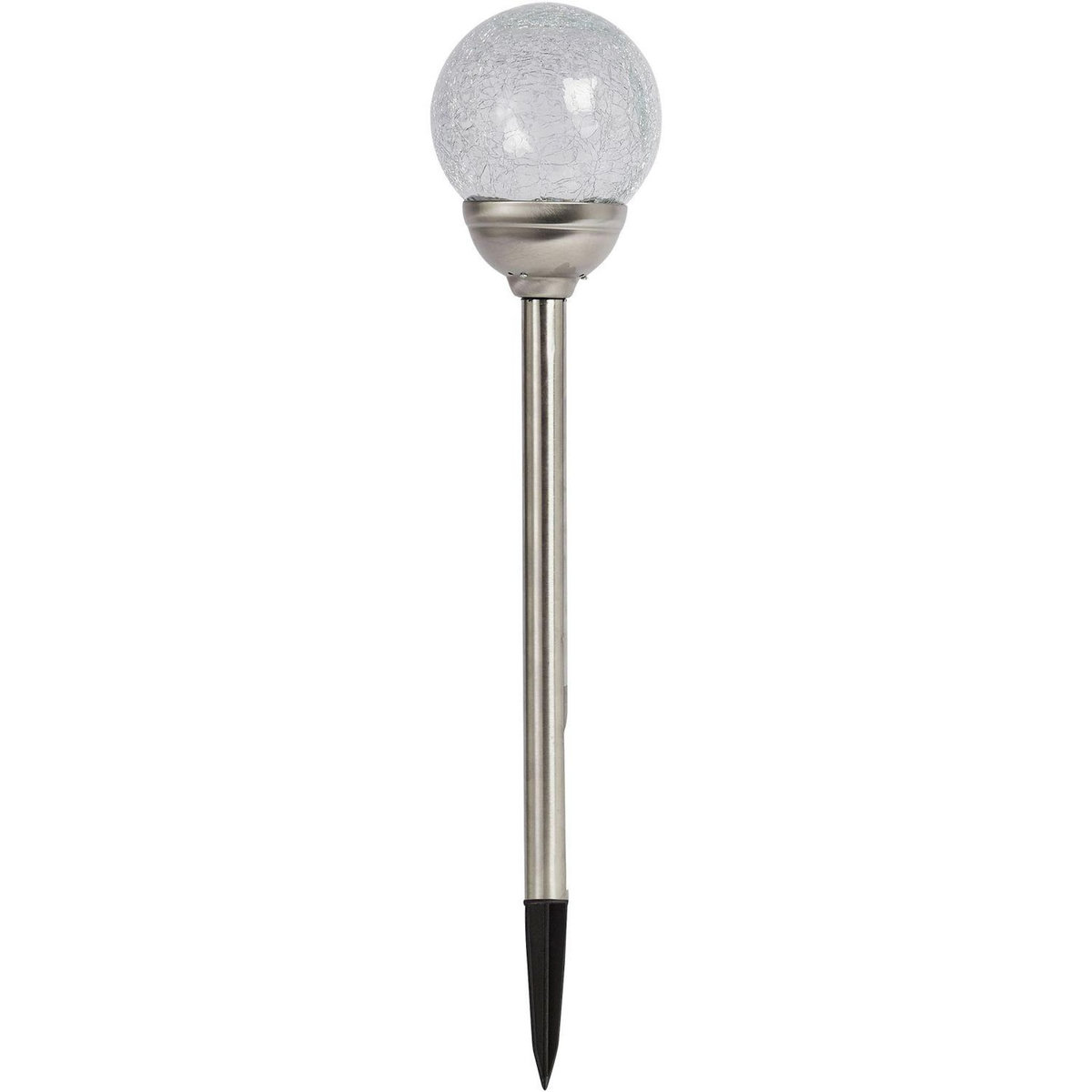 GARDENSTAR Lampe de jardin solaire inox LED H51cm