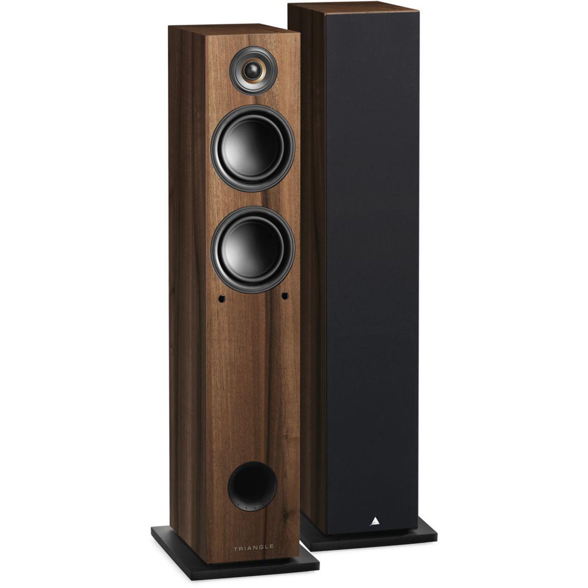 Voir la diapositive 1 : Triangle Enceinte colonne ELARA LN05A Chataignier x2
