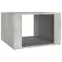 VIDAXL Table de chevet Gris beton 57x55x36 cm Bois d'ingenierie