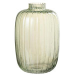 Paris Prix Vase Design en Verre  Lignes  30cm Vert