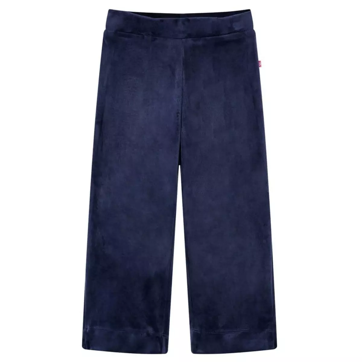 VIDAXL Pantalons pour enfants velours bleu fonce 128
