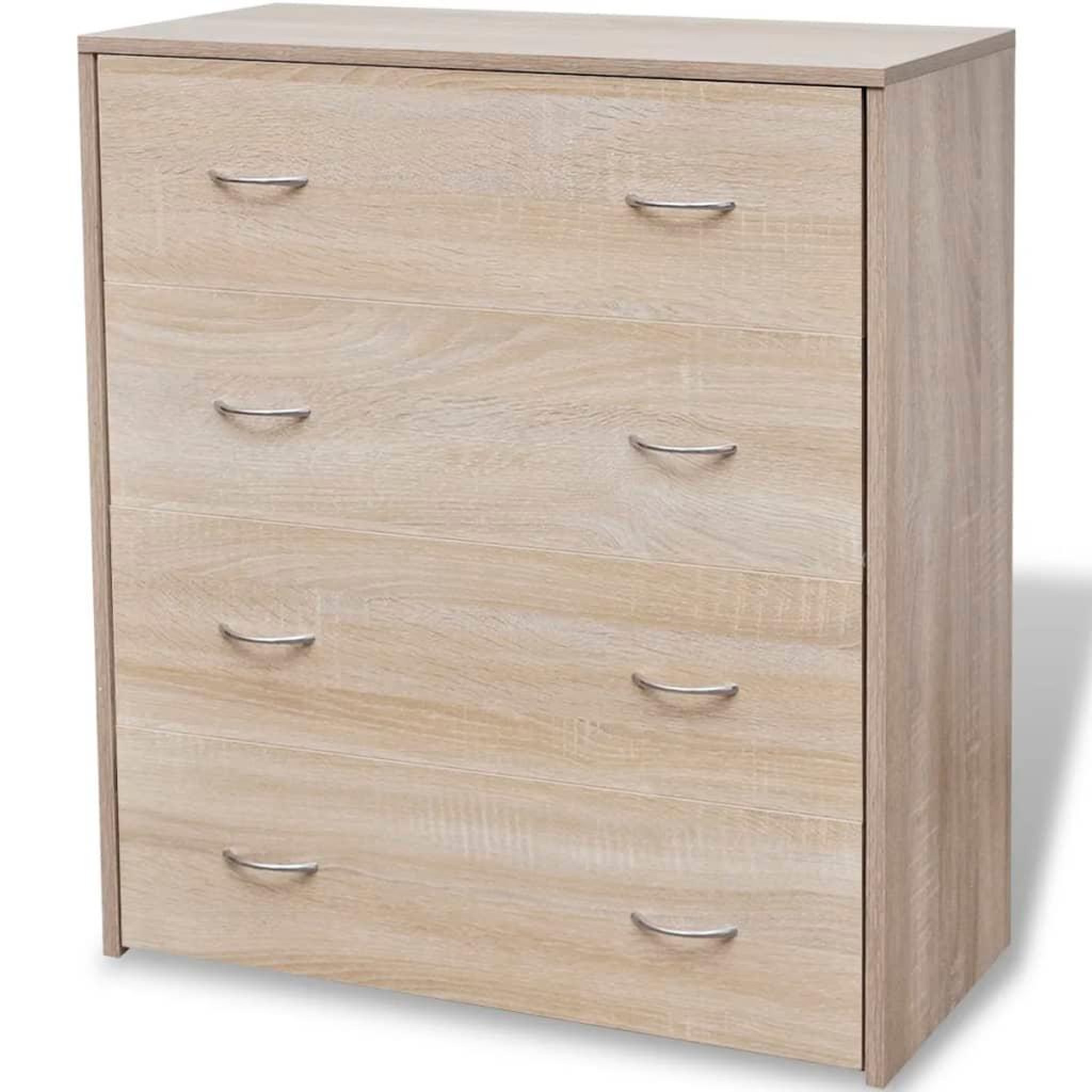 Voir la diapositive 3 : VIDAXL Buffet avec 4 tiroirs 60 x 30,5 x 71 cm Couleur de chene