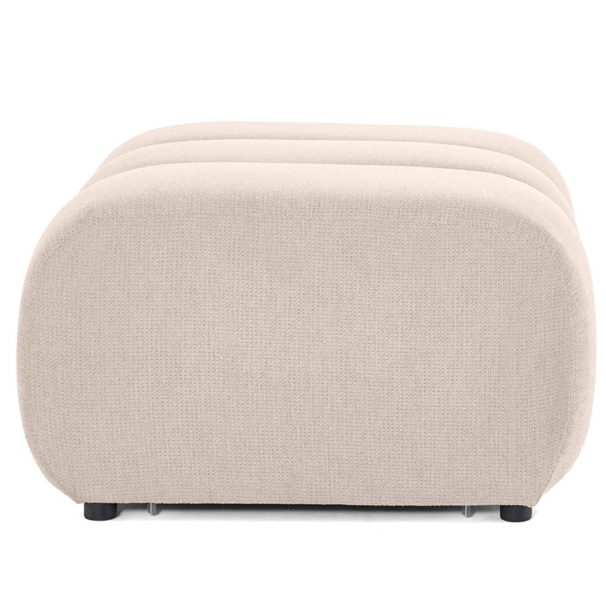 Voir la diapositive 4 : LISA DESIGN Debbie - pouf en tissu texturé