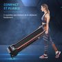 Voir la diapositive 5 : HOMCOM Tapis de course pliable - tapis de marche 6 Km/h max. 370 W - collaboration Aosom.fr x FFHandball - orange noir