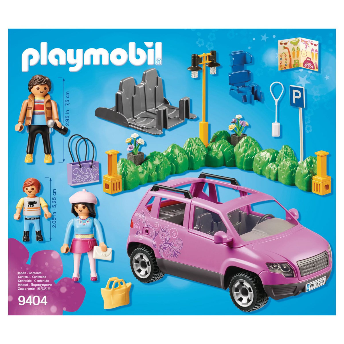 PLAYMOBIL 9404 - City Life - Voiture familiale