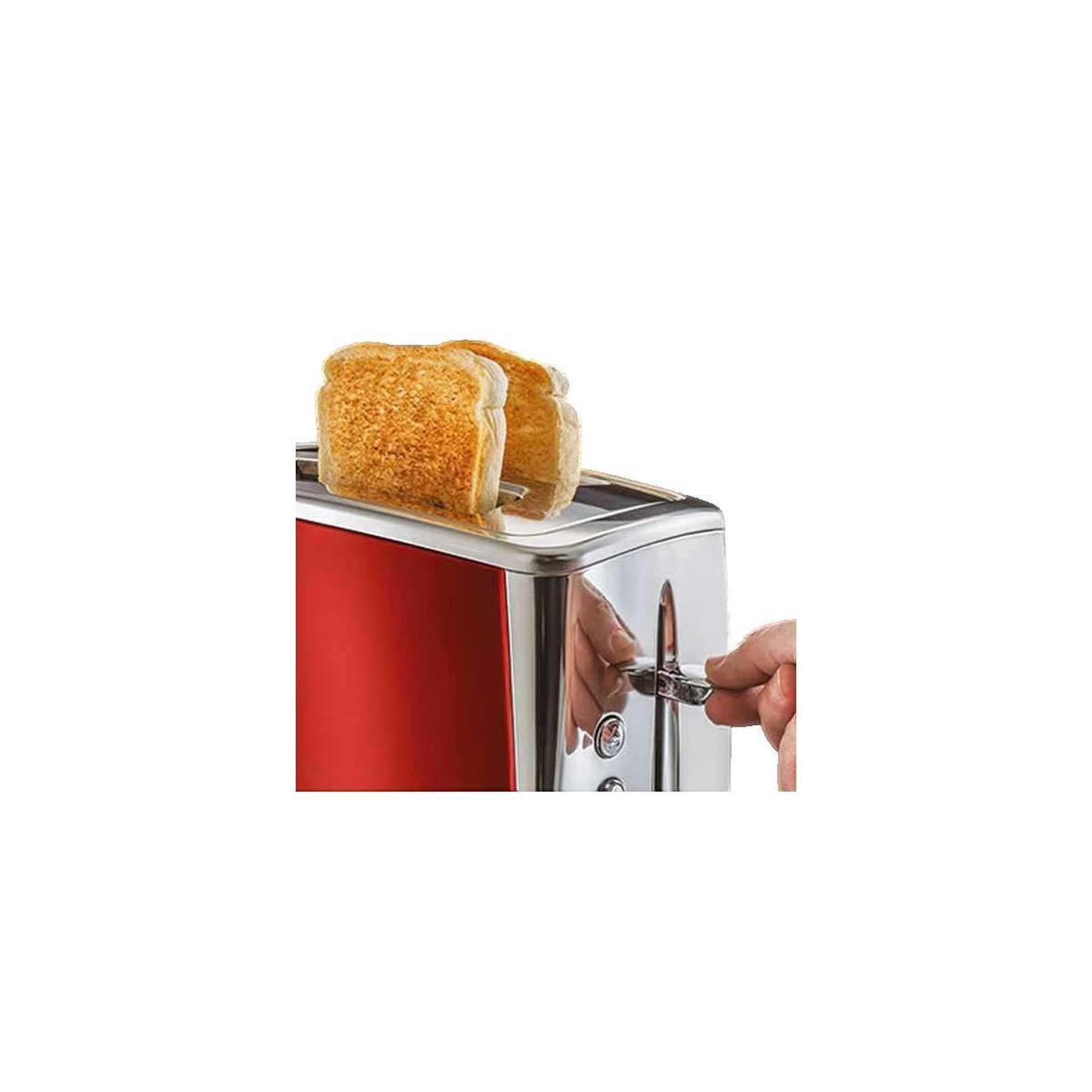 Voir la diapositive 3 : RUSSELL Grille-pain Russell Hobbs 23220-56 Luna Rouge Solaire