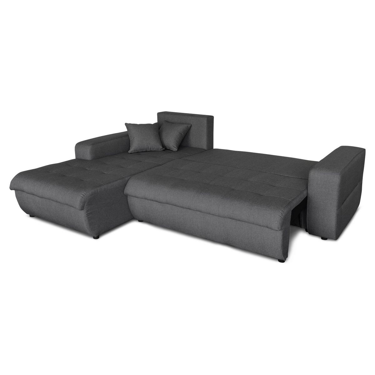 Canapé d'angle gauche convertible CLELIA, 4 places