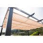 Voir la diapositive 5 : MARKET24 Pergola en aluminium CORDOBA - Ecru - 4 x 3 m