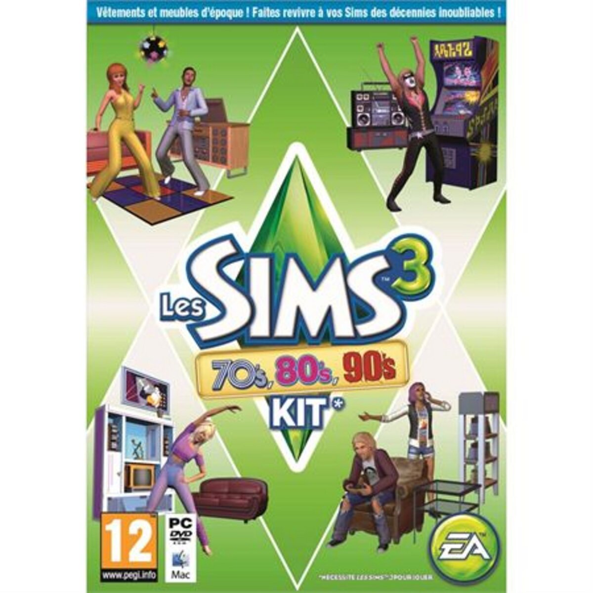 Les Sims 3 70's, 80's, 90's