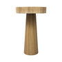 Voir la diapositive 5 : Rendez vous déco Table d'appoint ronde en bois de suar D35 cm-Janah