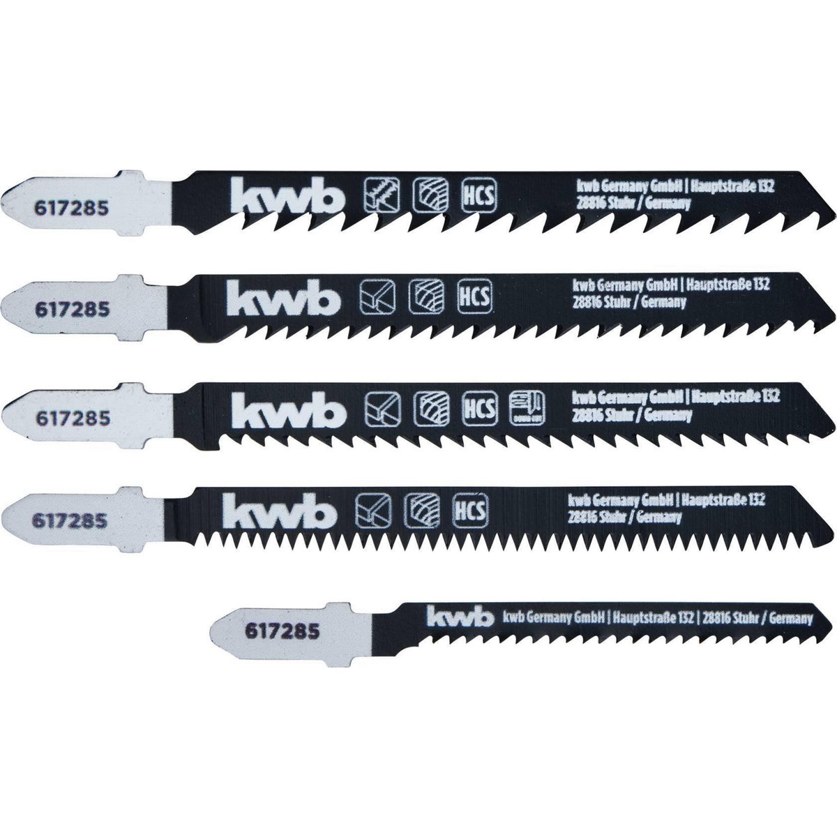 Einhell Accessoires pour Scie sauteuse 5 lames HCS pour le bois en T