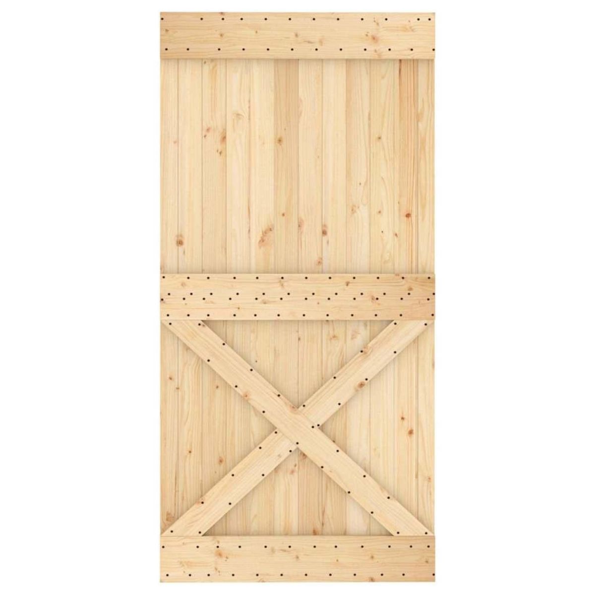 VIDAXL Porte NARVIK 100x210 cm bois massif de pin