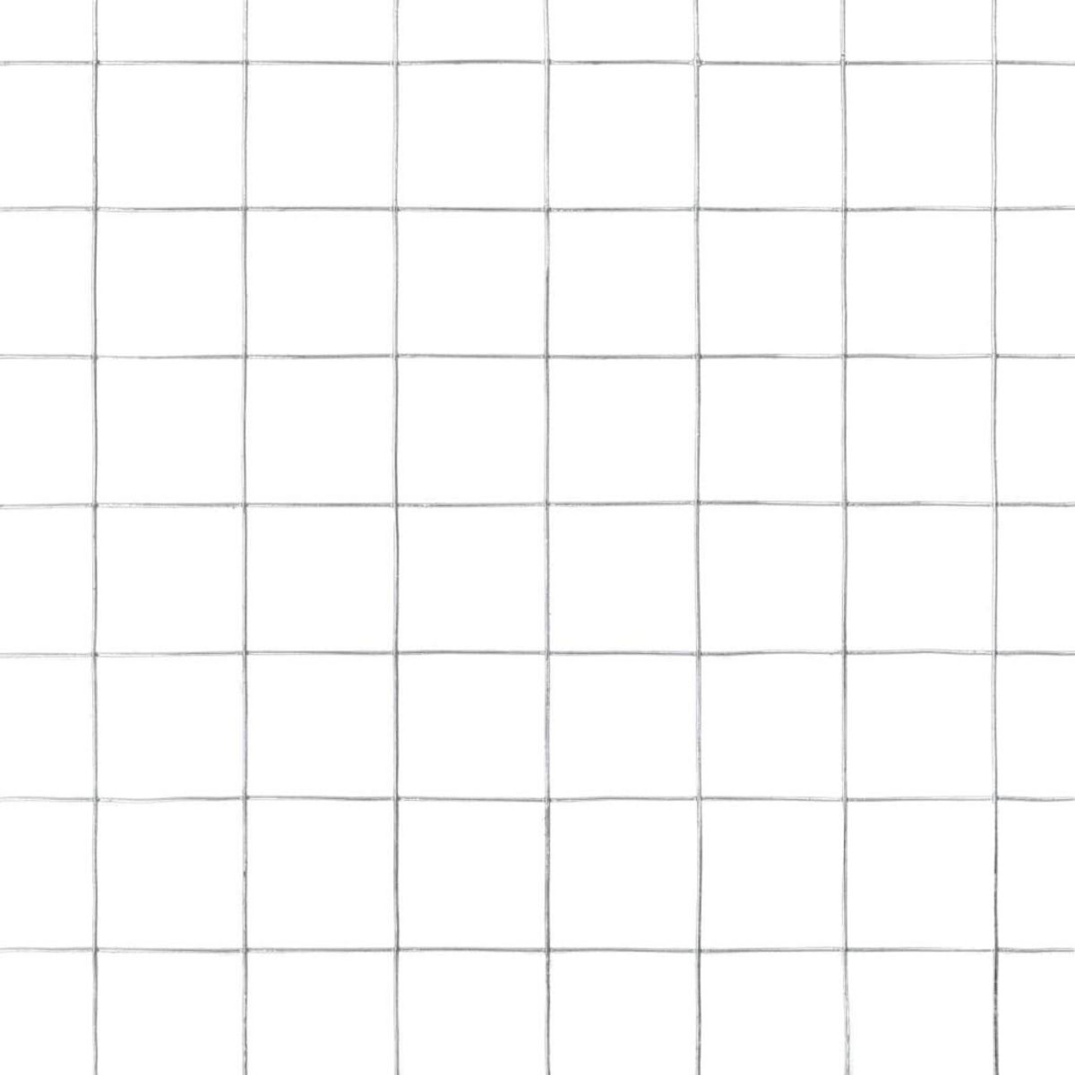 VIDAXL Grillage pour voliere acier galvanise 10x0,5 m argente