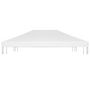 Voir la diapositive 3 : VIDAXL Toile de toit de belvedere 270 g/m^2 4x3 m Blanc