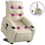 Voir la diapositive 2 : VIDAXL Fauteuil inclinable de massage Creme Similicuir