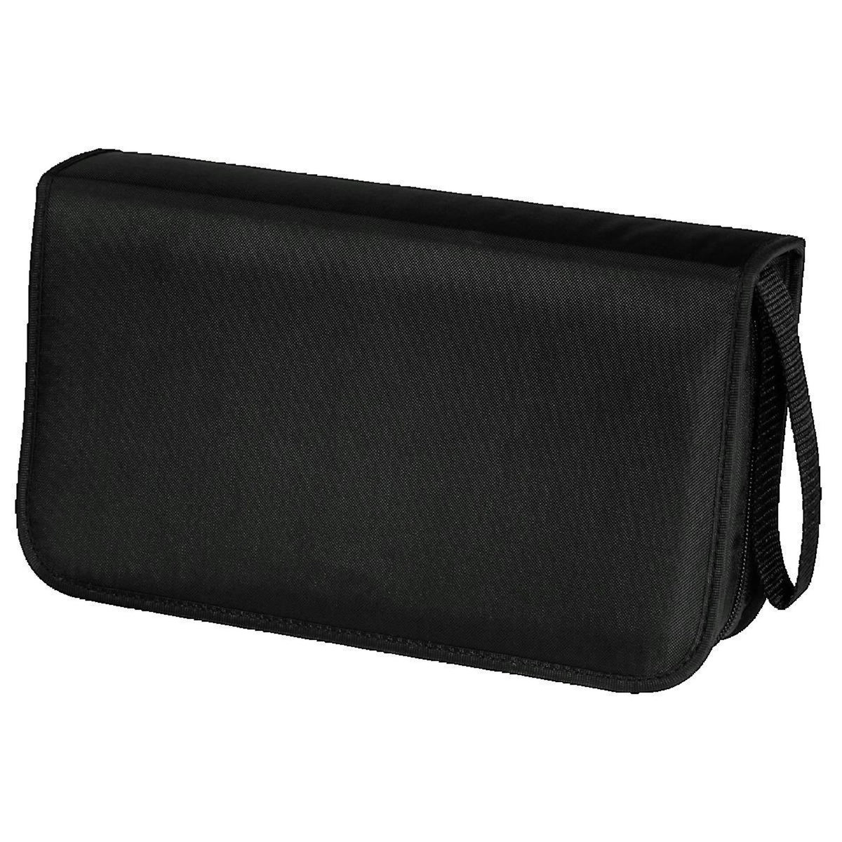 Hama Housse de rangement Hama CD Wallet 80 - Pochette pour 80 CD/DVD en nylon noir