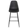 Voir la diapositive 4 : The Home Deco Factory Lot de 2 chaises de bar MALO - Noir