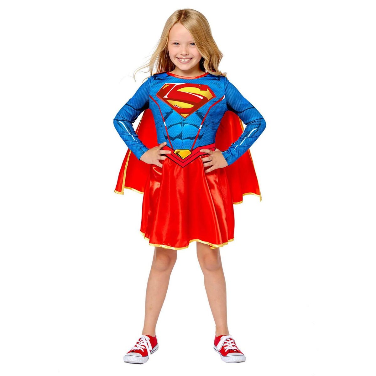  Déguisement Durable : Supergirl : Fille - 8/10 ans (128 à 140 cm)