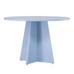 Paris Prix Table à Manger Ronde  Bootcut  110cm Bleu