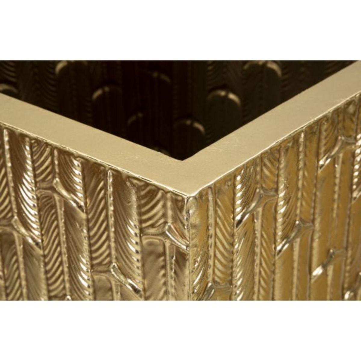 Paris Prix Lot de 2 Vases en Métal  Gliss  99cm Or