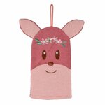 Paris Prix Gant de Toilette Bébé  Forêt Magique  21cm Rose