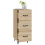 Voir la diapositive 4 : VIDAXL Buffet Chene sonoma 34,5x34x90 cm Bois d'ingenierie
