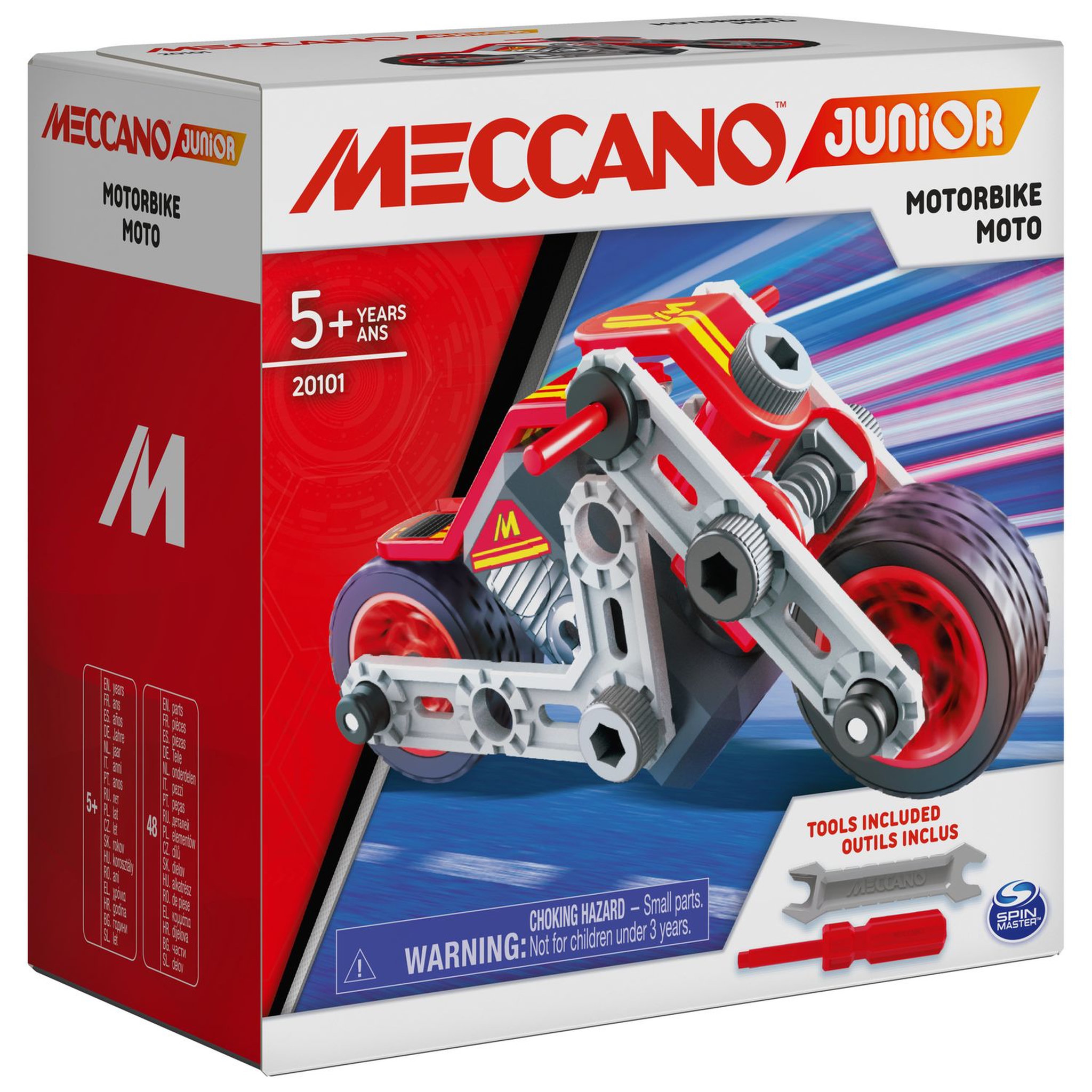 Voir la diapositive 1 : SPIN MASTER Mes premières constructions Meccano Junior (assort)