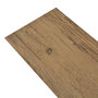 Voir la diapositive 2 : VIDAXL Planches de plancher PVC Non auto-adhesif 5,26 m^2 Marron noyer