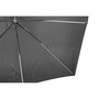 Voir la diapositive 2 : CONCEPT USINE Parasol Néon LED déporté 3 x 3 m gris SOLENZARA