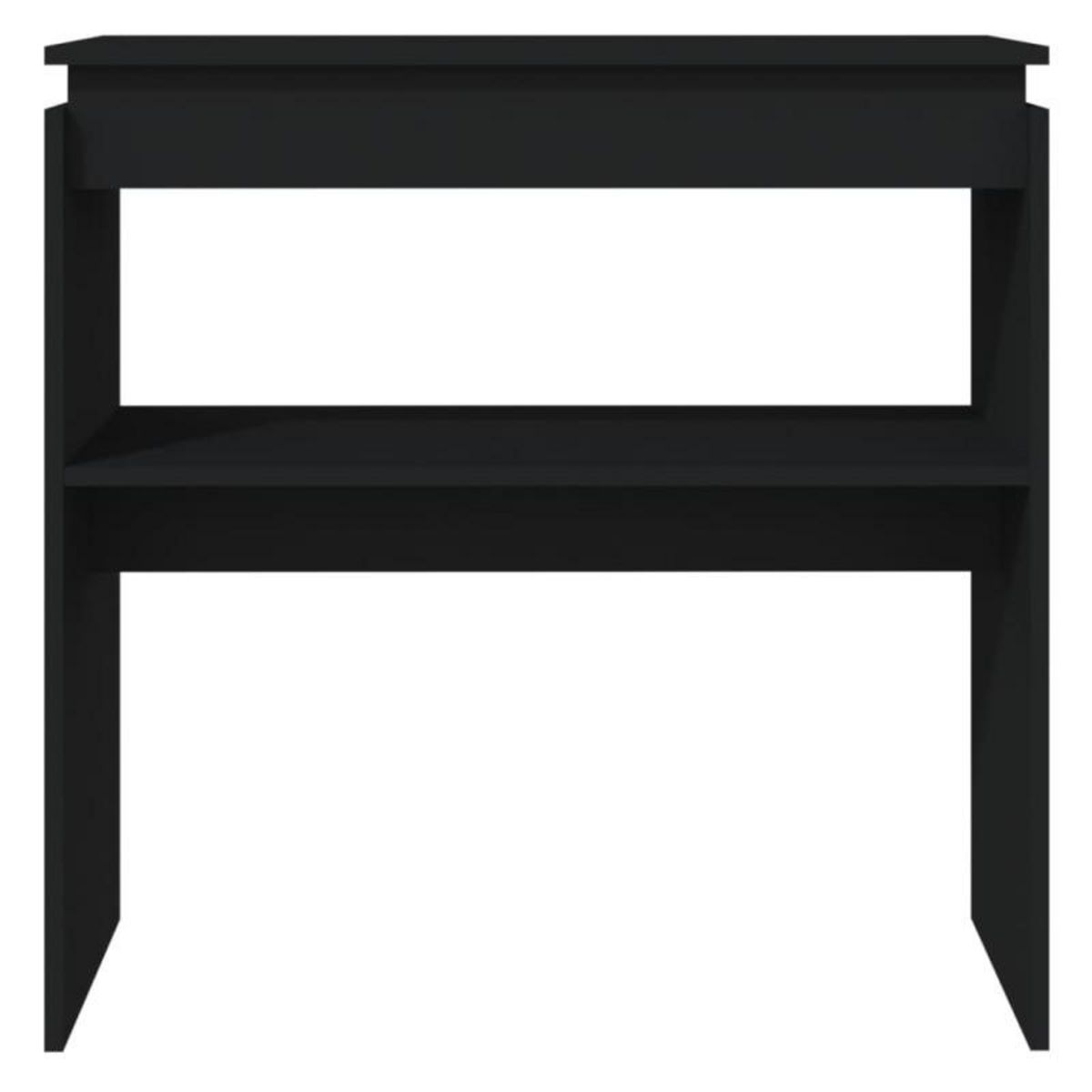 VIDAXL Table console Noir 80x30x80 cm Aggloméré